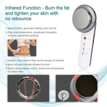 Ultrasound 3-in-1 Cavitation EMS Body Slimming Anti-Cellulite Massager
