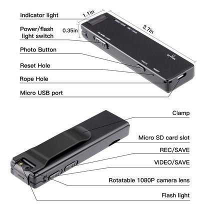 HD Mini Personal Body Camera