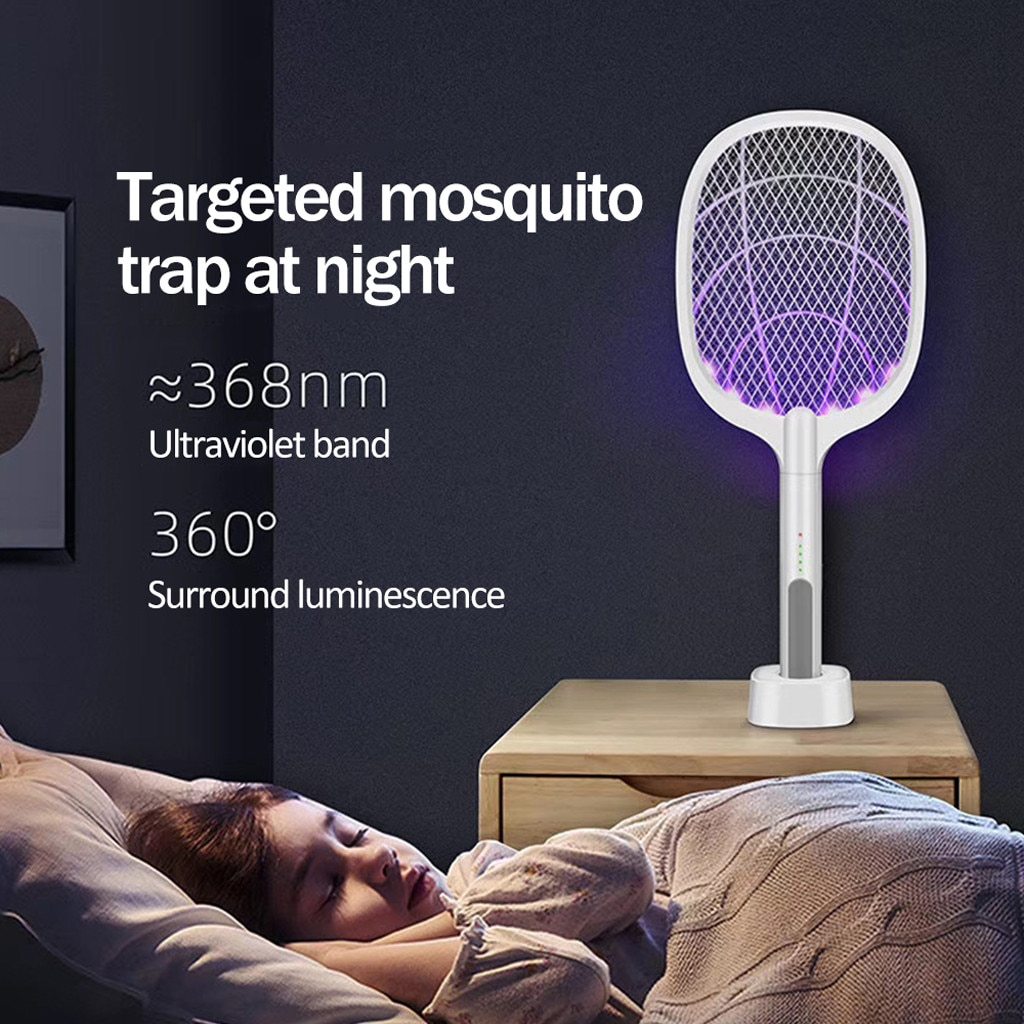 USB Rechargeable Electric Shock Mosquito Swatter