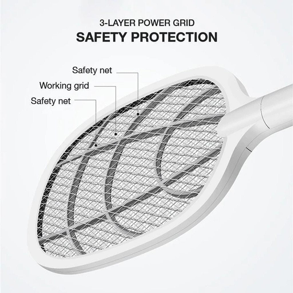 USB Rechargeable Electric Shock Mosquito Swatter